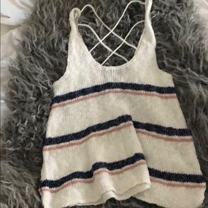 American Eagle Striped Tank